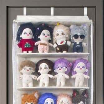 ぬいぐるみ収納 壁掛け六段式ぬいぐるみ収納吊り下げラック