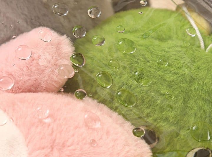 ぬいぐるみ収納 透明窓付き持ち手付きぬいぐるみ収納ボックス