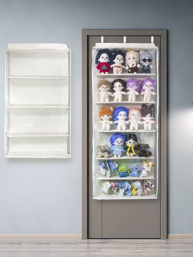 ぬいぐるみ収納 壁掛け六段式ぬいぐるみ収納吊り下げラック